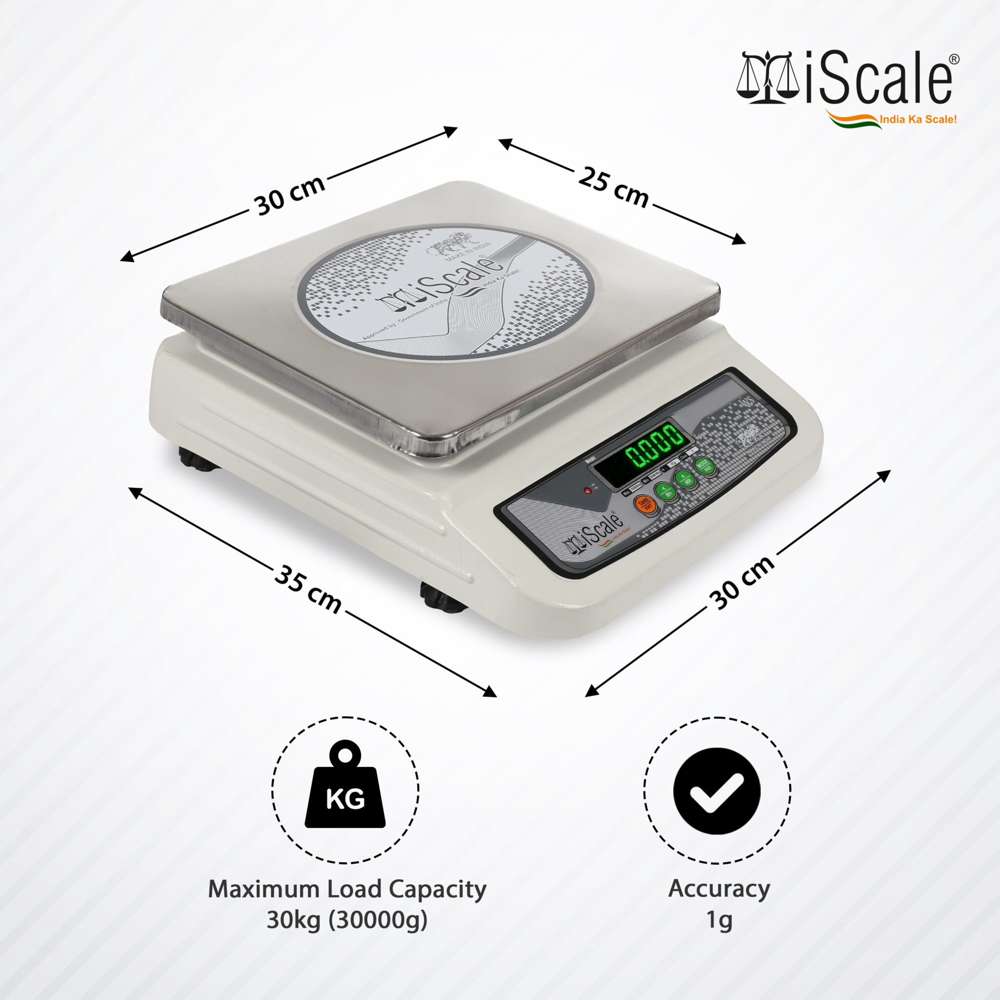 IScale I 06 Weight Capacity 30kg X 1g Accuracy Electronic Chargeable