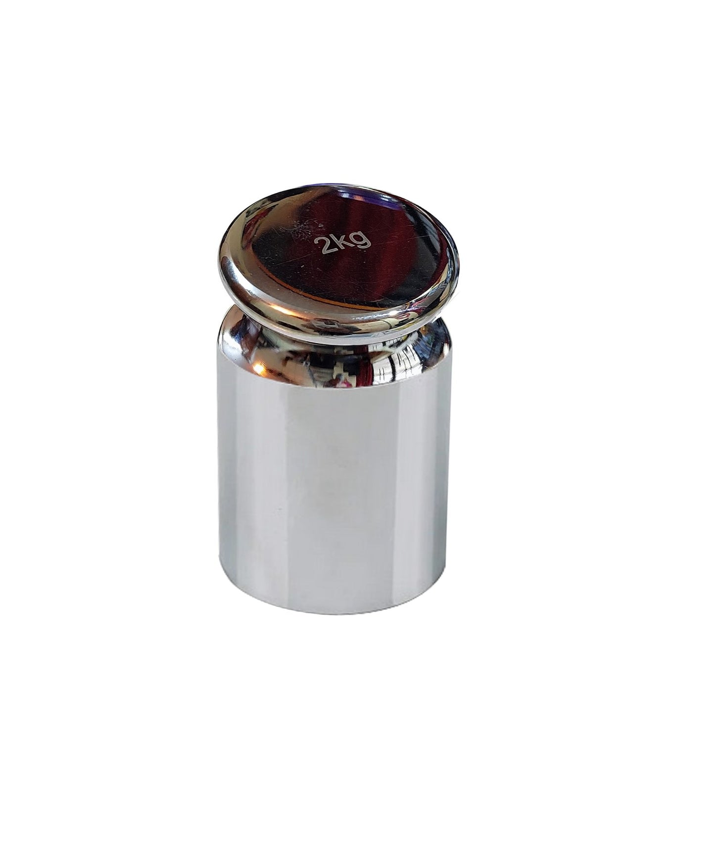 Baijnath Premnath 2000g (2kg) OIML M2 Class Stainless Steel Standard Test weight for Testing & Calibration with NABL Certificate, Precision 300mg with ABS container