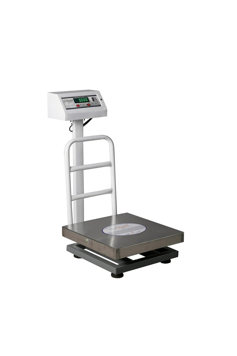 iScale ISP-50S, 50kg x5g platform scale, 350x350mm SS Pan, Front & Back Green Display, Chargeable