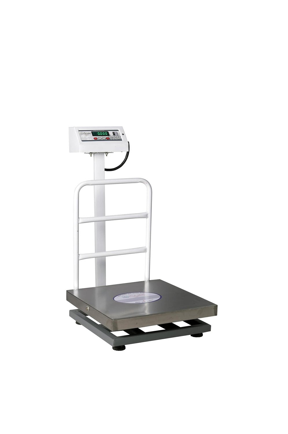 iScale ISP-150S, 150kg x 20g platform scale, 450x450mm SS Pan, Front & Back Green Display, Chargeable