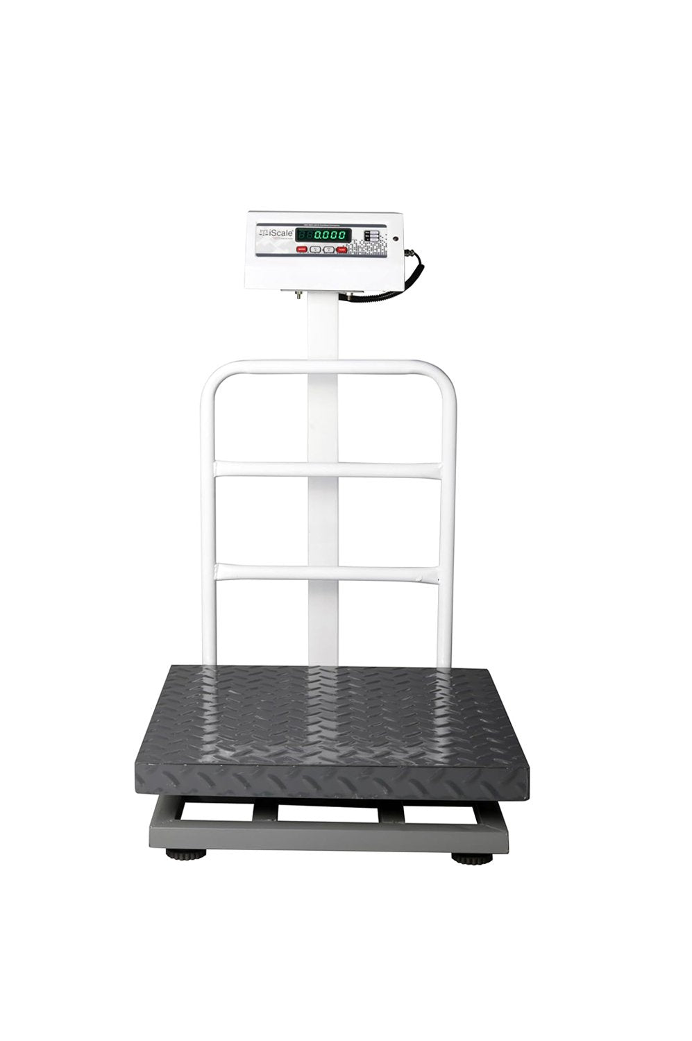 iScale ISP-200M, 200kg x 20g platform scale, 500x500mm MS Pan, Front & Back Green Display, Chargeable