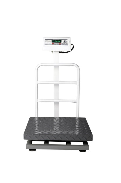 iScale ISP-200M, 200kg x 20g platform scale, 500x500mm MS Pan, Front & Back Green Display, Chargeable