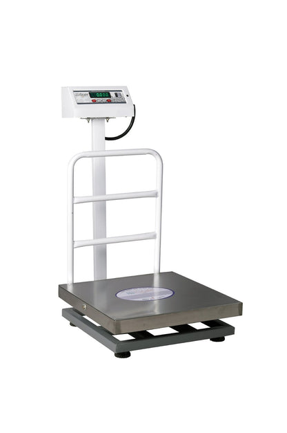 iScale ISP-200S, 200kg x 20g platform scale, 500x500mm SS Pan, Front & Back Green Display, Chargeable