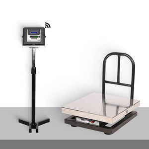 iScale W-200s Wireless Weighing Scale 200kg, 20g Accuracy | 500x500mm SS Platform | PC & Android App | OIML & ISO Certified | Maintenance-Free Weight Machine for Shop, Industrial & Commercial Use