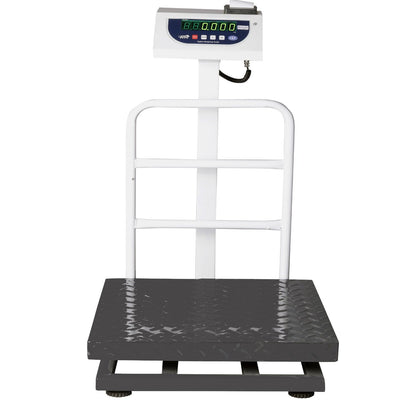 iScale P-300S: 300kg x 50g Commercial Scale with Weight Slip Printing by Built-in Thermal Printer, 600x600mm Stainless Steel Platform, Calibration Certificate Included
