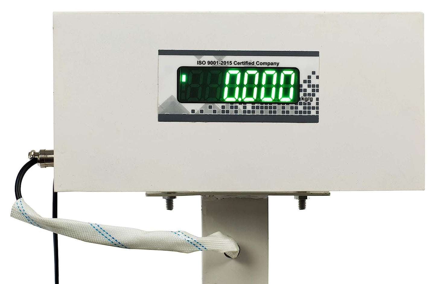 iScale ISP-500S 500kg x 20g platform scale, 600x600mm MS Pan, Front & Back Green Display, Chargeable