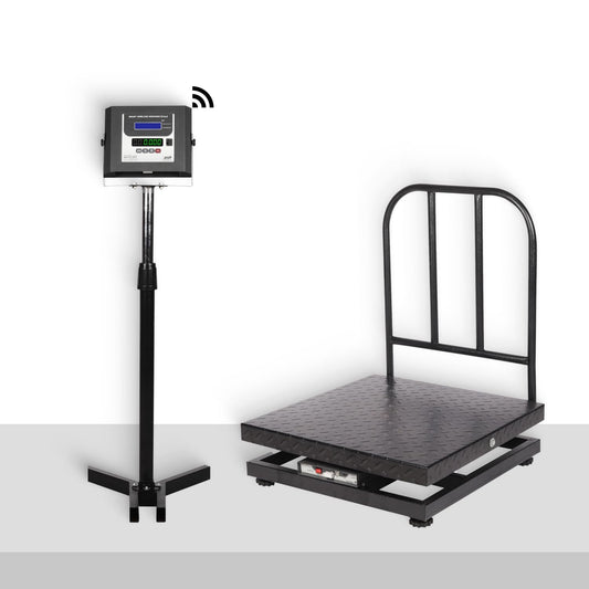 iScale W-500m Wireless Weighing Scale 500kg, 50g Accuracy | 600x600mm MS Platform | PC & Android App | Industrial & Commercial Use