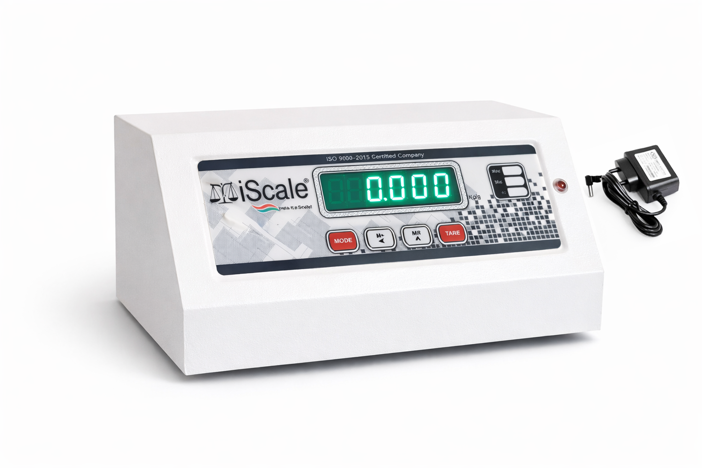 iScale Prime Digital Weighing Indicator / Display box for Platform Scale | Compatible with 50kg–1000kg ISP Series Platform Weighing Machine | Green LED Display on both sides