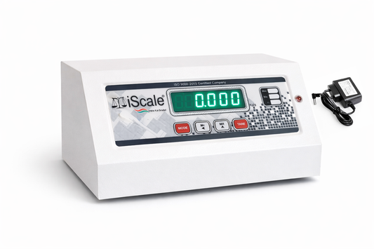 iScale Prime Digital Weighing Indicator / Display box for Platform Scale | Compatible with 50kg–1000kg ISP Series Platform Weighing Machine | Green LED Display on both sides