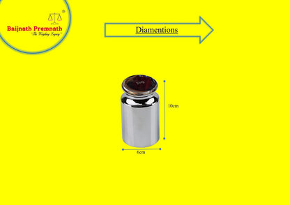 Baijnath Premnath 2000g (2kg) OIML M2 Class Stainless Steel Standard Test weight for Testing & Calibration with NABL Certificate, Precision 300mg with ABS container