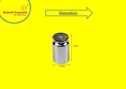 Baijnath Premnath 1000g (1kg) OIML M2 Class Stainless Steel Standard Test weight for Testing & Calibration with NABL Certificate, Precision 160mg with ABS container