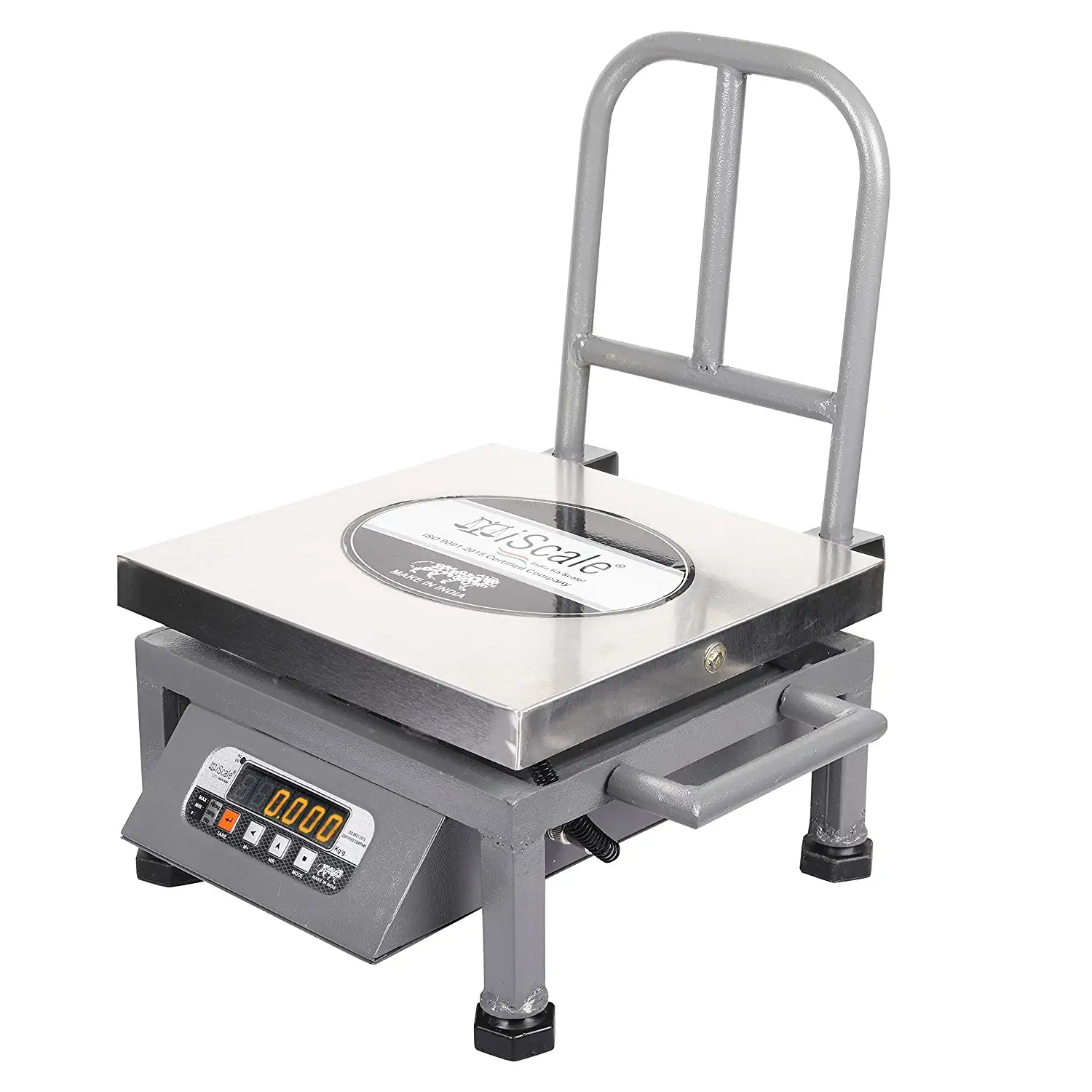 iScale i-20, 100kg x 10g commercial portable scale, 300x300mm SS Pan, Front & Back Red Display, Chargeable