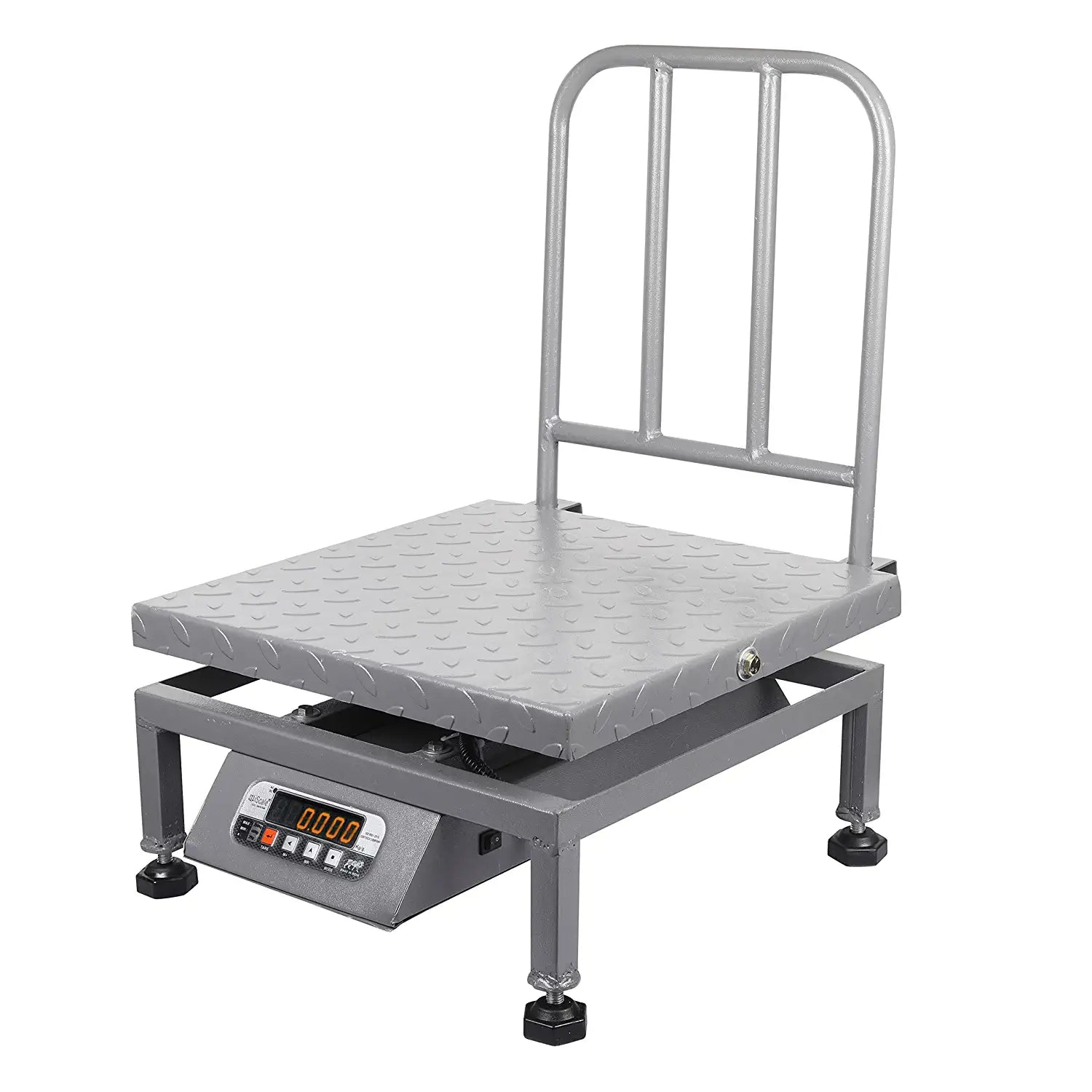 iScale i-23, 150kg x 20g commercial portable scale, 400x400mm MS Pan, Front & Back Red Display, Chargeable