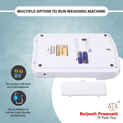 Baijnath Premnath Digital 500gm x 10mg (0.01g) Jewelry Weighing Scale with Wind Shield & Power Cord for Laboratories and Research Purpose(Not A Legal Scale for Commercial use)