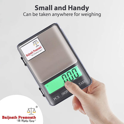 Baijnath Premnath Dairy 1kg (1000gram) x 0.01g (10mg) Digital Jewelry Portable Weighing Scale(Not A Legal Scale for Commercial use)