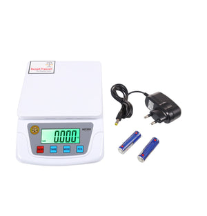 Baijnath Premnath Ts-200,5kg x 0.1g (100mg) | ±400mg Deviation | 15x15cm | Kitchen & All Purpose Scale | with Adapter & Cell (Not for Commercial use)