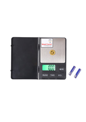 Baijnath Premnath Notebook 1kg (1000gram) x 0.01g (10mg) Digital Jewelry Portable Weighing Scale(Not A Legal Scale for Commercial use)
