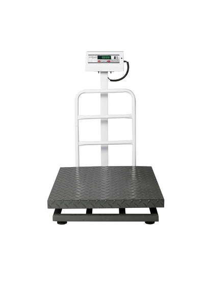 iScale ISP-300M, 300kg x 50g platform scale, 600x600mm MS Pan, Front & Back Green Display, Chargeable