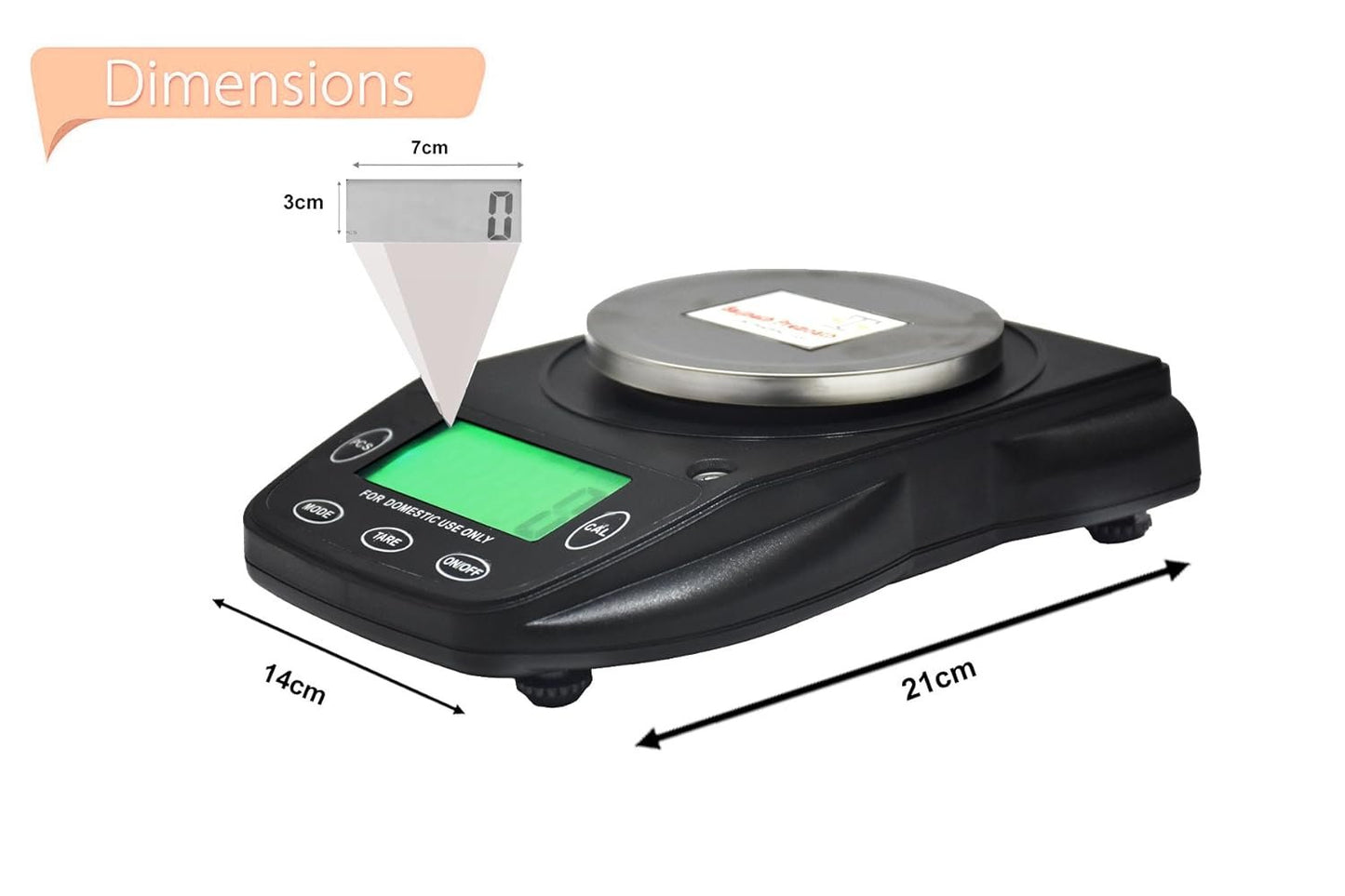 Baijnath Premnath 500g x 0.01g (10mg), Gold & Silver ornaments and laboratory Research purpose Weighing Scale with Windshield cover and Direct power cable(Not A Legal Scale for Commercial use)