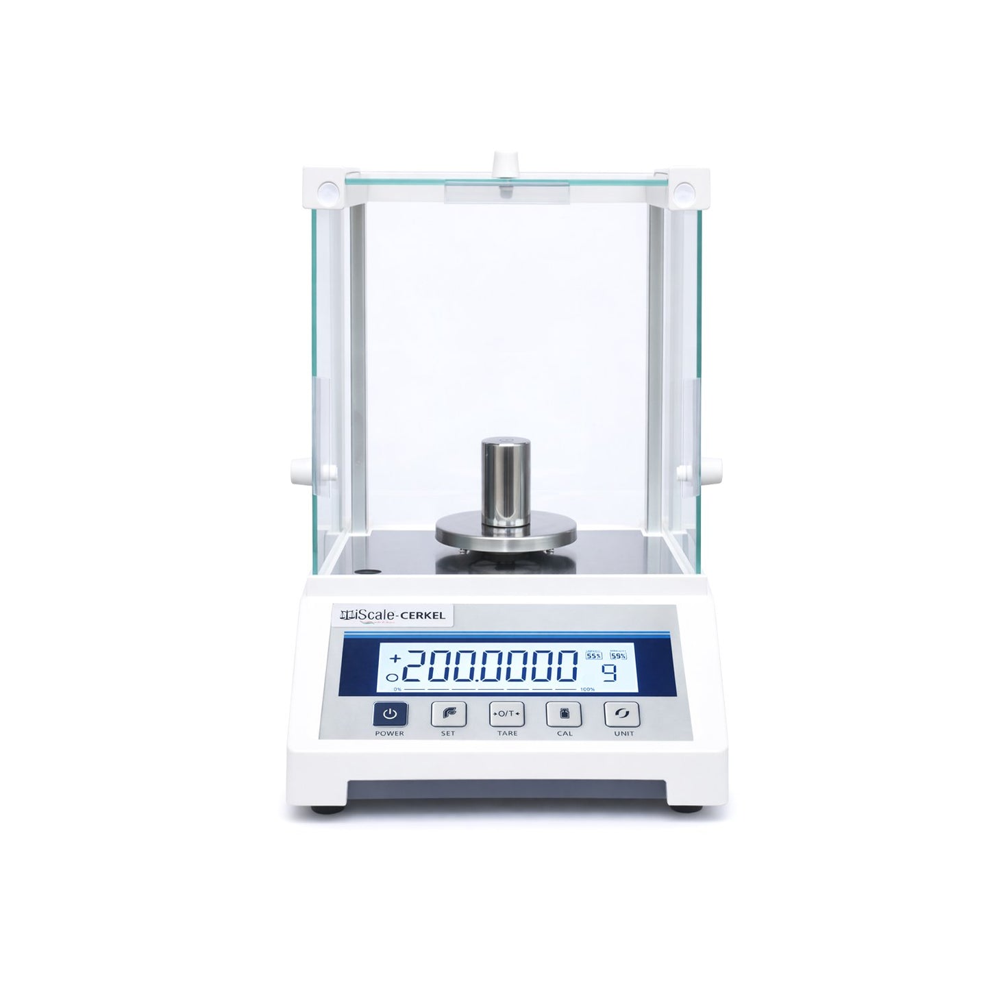 iScale Cerkel i-36 Analytical Balance 200g x 0.0001g (0.1mg) Precision | Repeatability ±0.3mg (0.0003) | NABL Calibration Certificate & 200g Test Weight | Ideal for Gold Jewellery, Lab & Research purpose | RS232 Serial Port | External Calibration