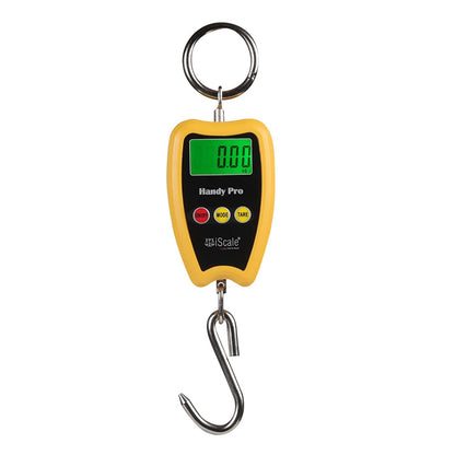 iScale Handy Pro 200kg x 50g Digital Portable Hanging Weighing Scale with Stainless Steel Hook for Industries, Cylinder, Fishing and Multipurpose Domestic Weighing Use(Not A Legal Scale for Commercial use)