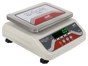 iScale i-04, 10kg x 200mg commercial scale with stamp & certificate, 175x225mm SS Pan, Front & Back Green Display, Rechargeable