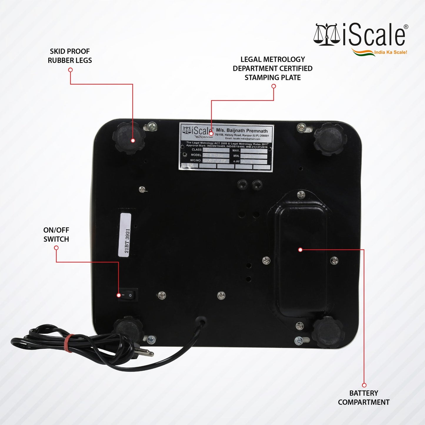 iScale i-04, 6kg x 100mg (0.1g) High Accuracy Analytical Weight Machine - Ideal for Silver Jewelry & Other Precious Metals / Labs - Double Display - Stainless Steel Platform (175x225mm)
