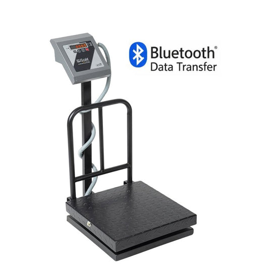 iScale i-13 Bluetooth Platform Scale | 100kg× 10g | MS Pan size 400x400mm | Front & Back Red Display | Free Android/Pc App Billing | For Commercial & Industrial Use