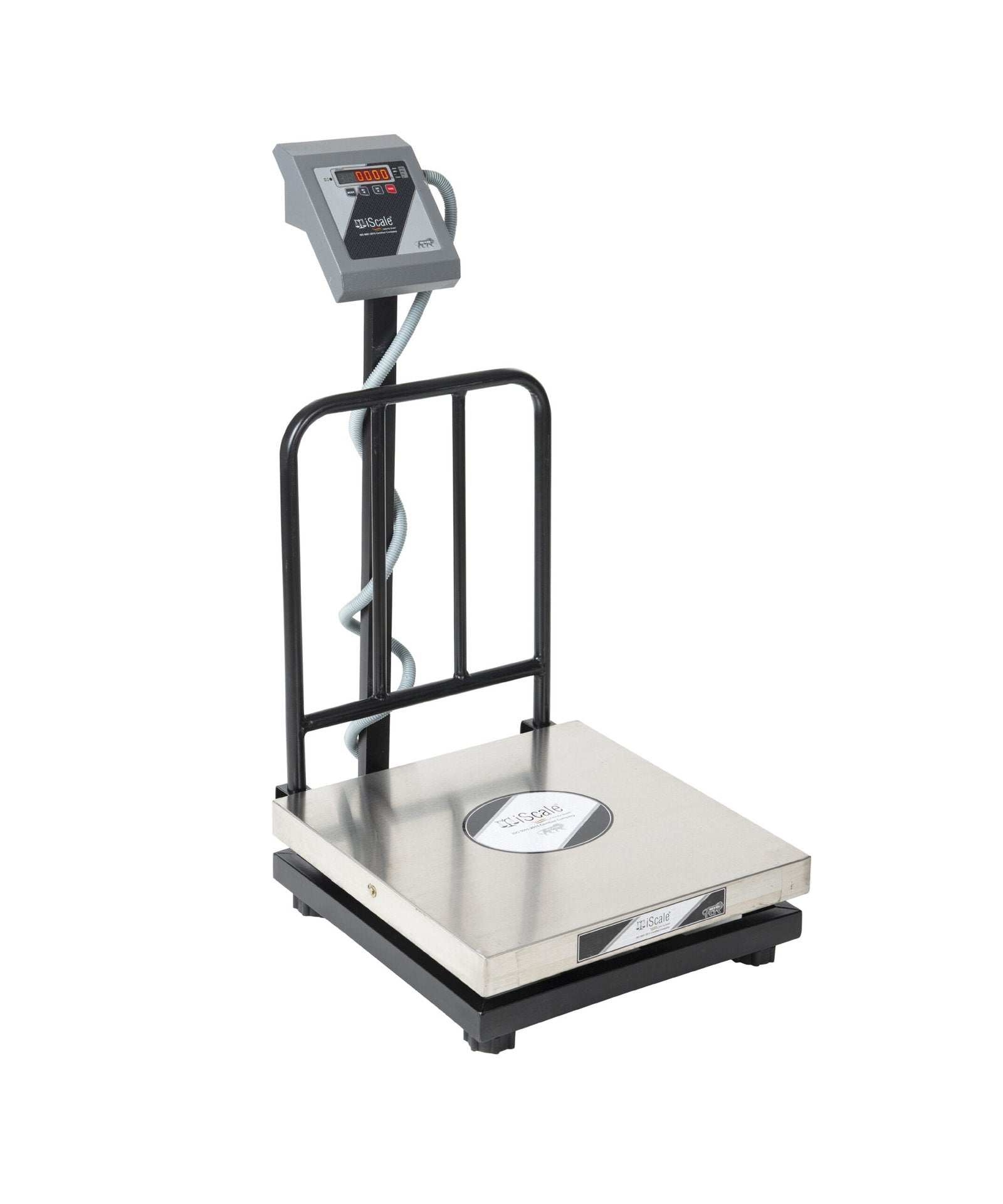 iScale i-14, 150kg x 20g platform scale, 450x450mm SS Pan, Front & Back Red Display, Chargeable
