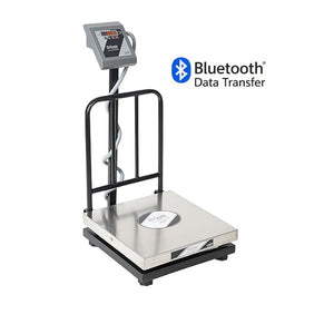 iScale i-14 Bluetooth Platform Scale | 150kg× 20g | SS Pan size 450x450mm | Front & Back Red Display | Free Android/Pc App Billing | For Commercial & Industrial Use