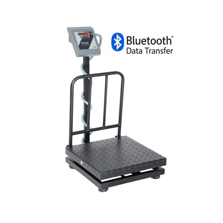 iScale i-15 Bluetooth Platform Scale | 150kg× 20g | MS Pan size 450x450mm | Front & Back Red Display | Free Android/Pc App Billing | For Commercial & Industrial Use