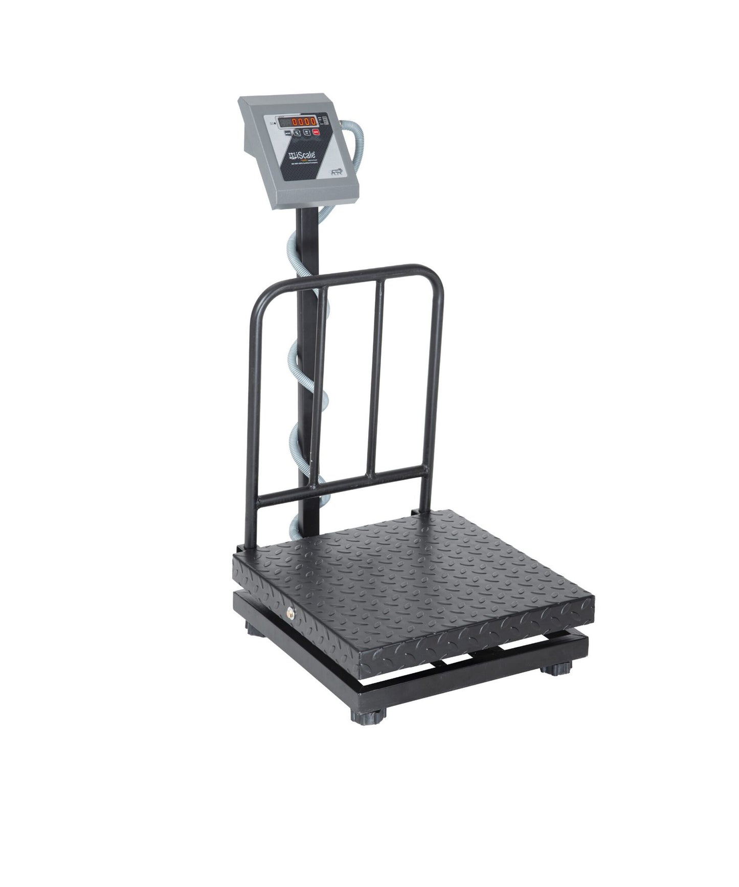 iScale i-17, 200kg x 20g platform scale, 500x500mm MS Pan, Front & Back Red Display, Chargeable