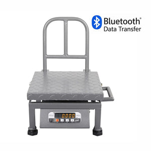 iScale i-21 Bluetooth Platform Scale | 50kg× 5g | MS Pan size 300x300mm | Front & Back Red Display | Free Android/Pc App Billing | For Commercial & Industrial Use