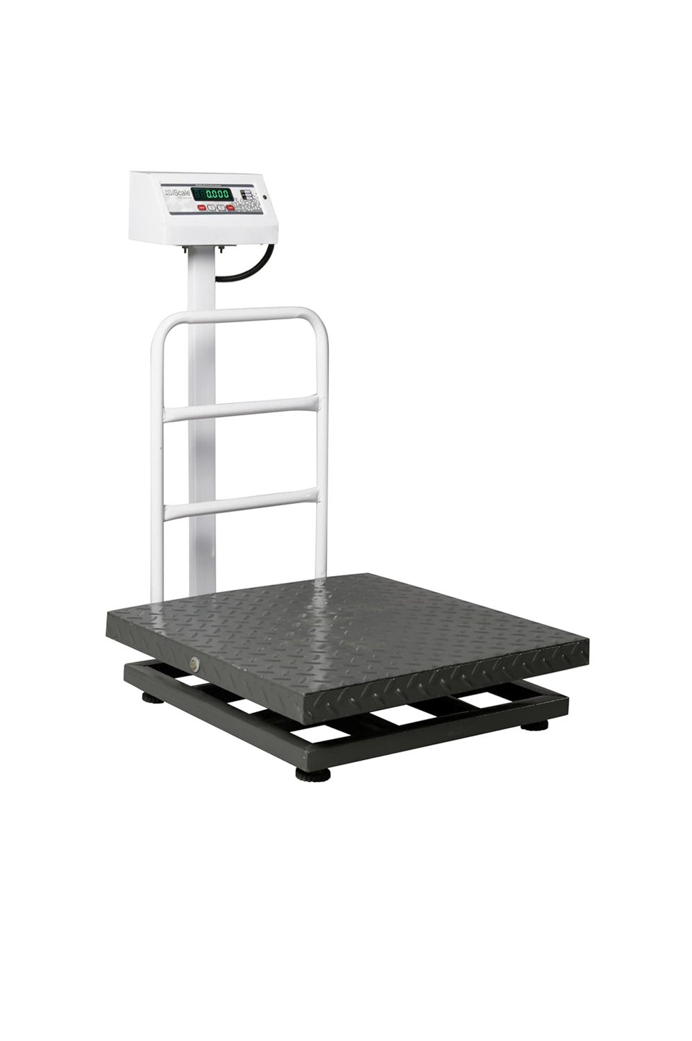 iScale ISP-500M, 500kg x 50g platform scale, 600x600mm MS Pan, Front & Back Green Display, Chargeable