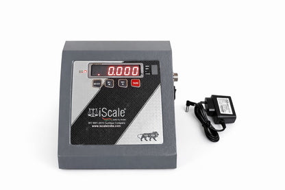iScale Weight Indicator / Monitor box for Platform Scale | Compatible with 50kg-500kg i Series Platform Weighing Machine | Heavy Duty Metal Body with Red double side LED Display