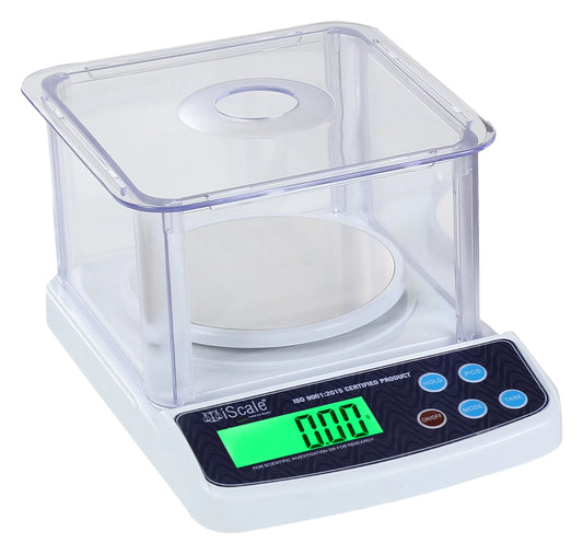 iScale i-400c Capacity 500g, Accuracy 10mg (0.01g) Analytical Balance for Labs and Gold Jewelry weighing, AAA Batteries (Domestic & Research Purpose)(Not for Commercial use)