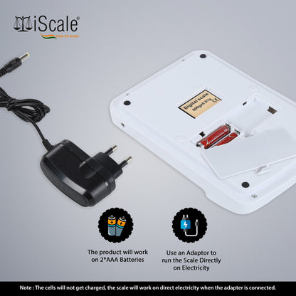 iScale i-400c Capacity 500g, Accuracy 10mg (0.01g) Analytical Balance for Labs and Gold Jewelry weighing with Windshield cover, Power Adapter & AAA Batteries (Domestic & Research Purpose)(Not A Legal Scale for Commercial use)