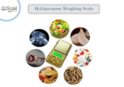Baijnath Premnath KES Professional Pocket Scale - 200g x 0.01g Precision, Ideal for Jewelry and Lab Use - Golden Edition(Not A Legal Scale for Commercial use )