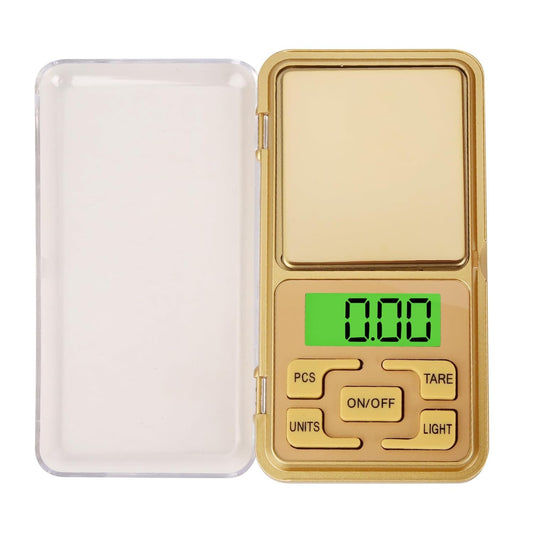 Baijnath Premnath KES Professional Pocket Scale - 200g x 0.01g Precision, Ideal for Jewelry and Lab Use - Golden Edition(Not A Legal Scale for Commercial use )