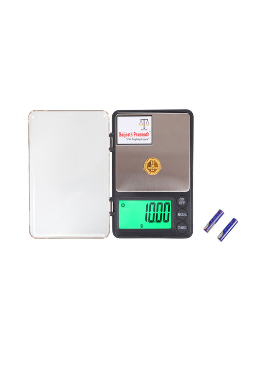 Baijnath Premnath Atom MH888 Palm Scale maximum weight 1kg (1000g) Accuracy 10mg (0.01g) Multipurpose Jewellery and medicine weighing scale (Not A Legal Scale for Commercial use)