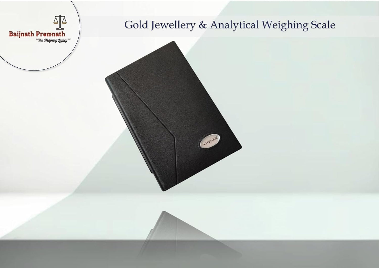 Baijnath Premnath Digital Notebook 500gm x 10mg (0.01g) Gold and Silver Jewellery, Chemical & Medicine Weighing Scale and for home and professionals