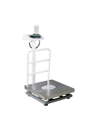 iScale P-200S, 200kg x 20g Weight Slip Printing Platform Scale, 500x500mm SS Pan, Initial Calibration Certificate, Chargeable