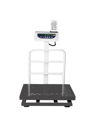iScale P-300M, 300kg x 50g Weight Slip Printing Platform Scale, 600x600mm MS Pan, Initial Calibration Certificate, Chargeable