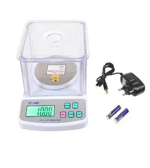 Baijnath Premnath Digital 500gm x 10mg (0.01g) Jewelry Weighing Scale with Wind Shield & Power Cord for Laboratories and Research Purpose(Not A Legal Scale for Commercial use)