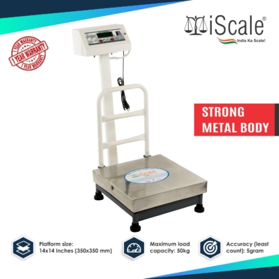 iScale 50kg digital weighing scale for shop kitchen industry factory