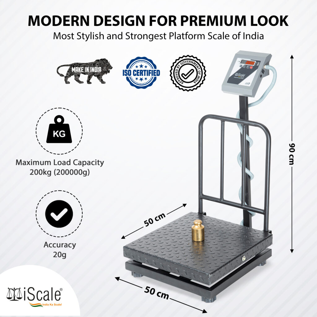 iScale i-17 Weight Capacity 200kg x 20g Accuracy, Chargeable
